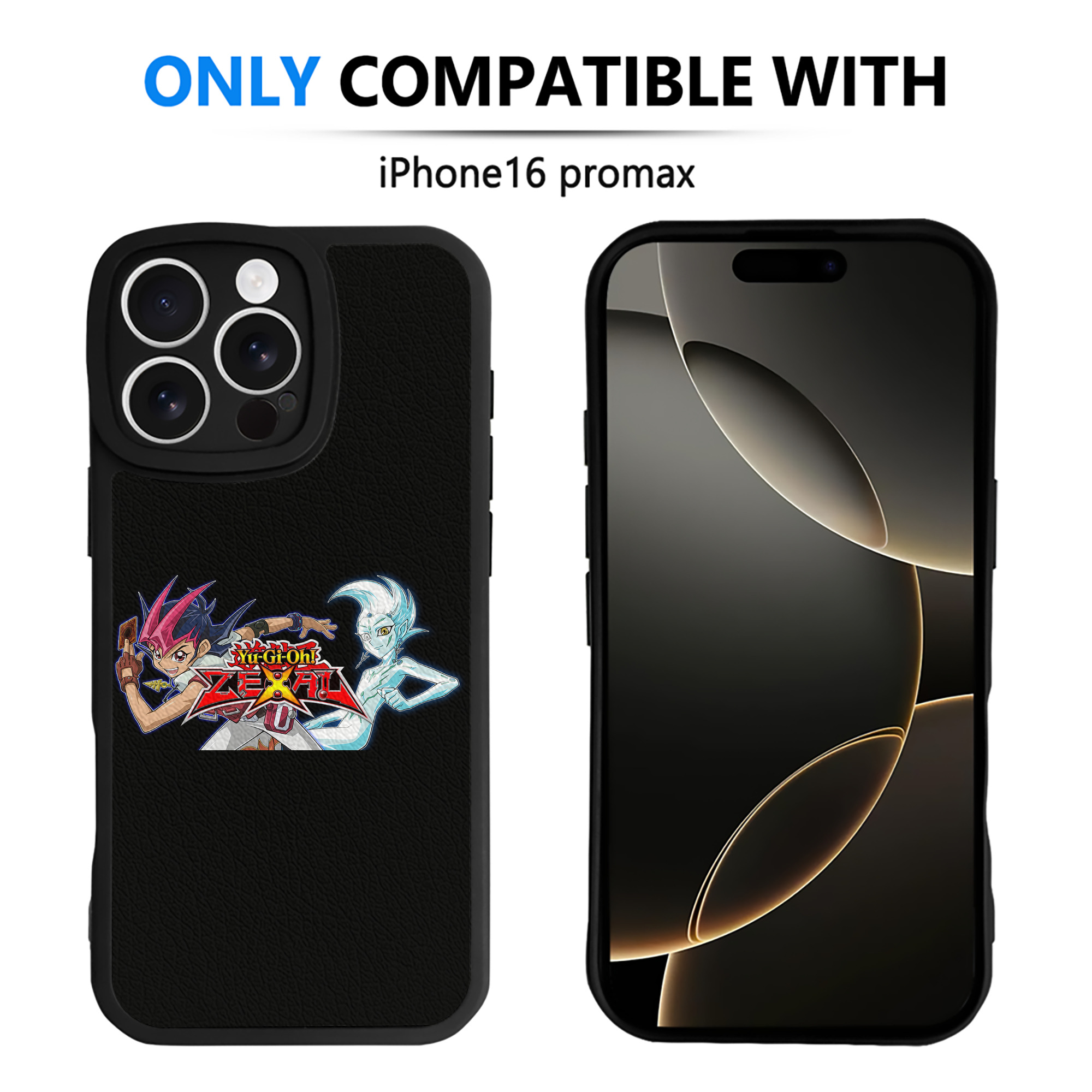 遊☆戯☆王 Yu-Gi-Oh! 【iPhone 16シリーズ対応】シリコンスマホケース（レザー調） 材質：シリコン